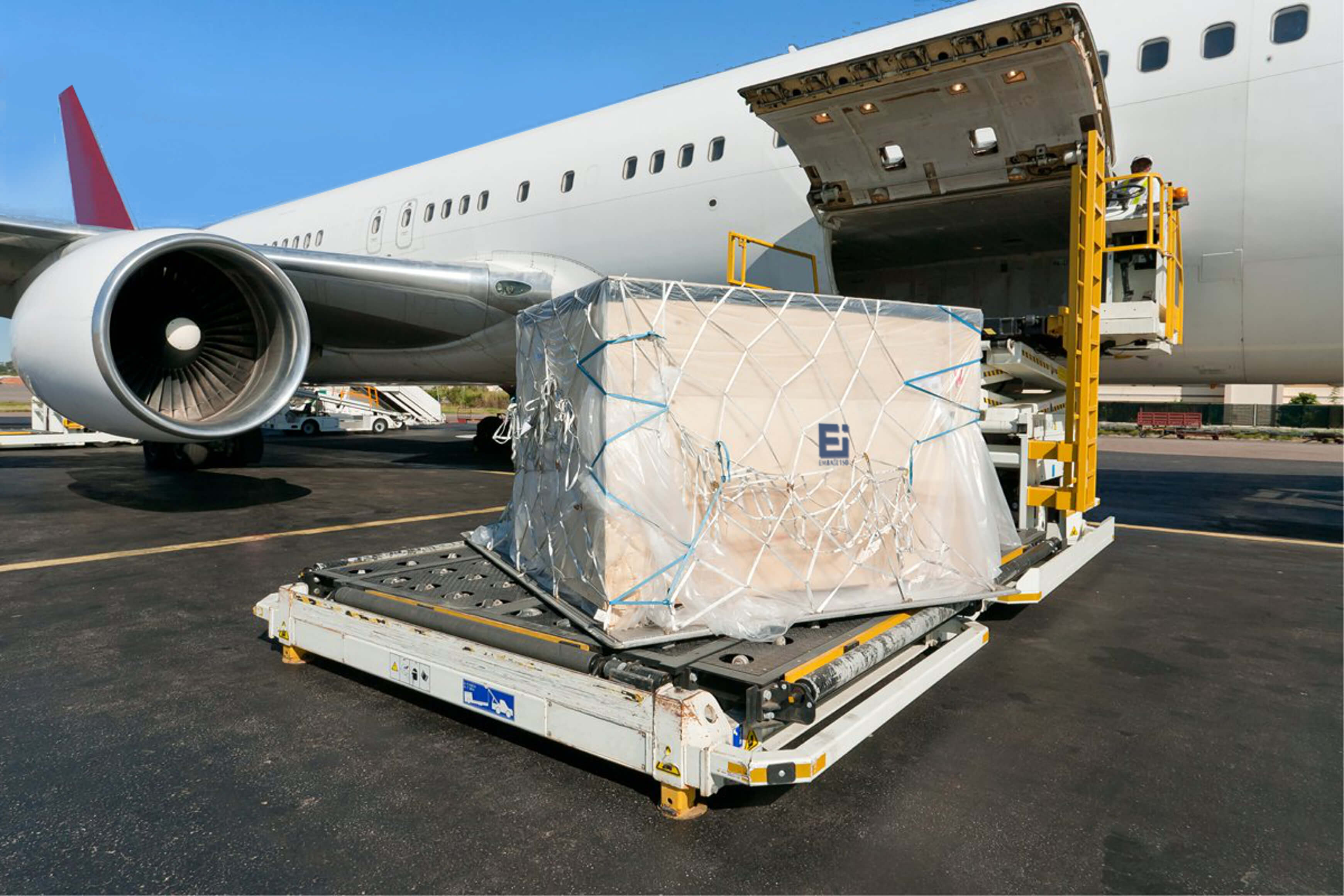 Pallet Shipper Ready To Go On A Plane